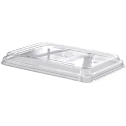 MONOUSO - Plastikdeckel RPET für Ökologische Verpackung 355,470 ml (400 Stück)