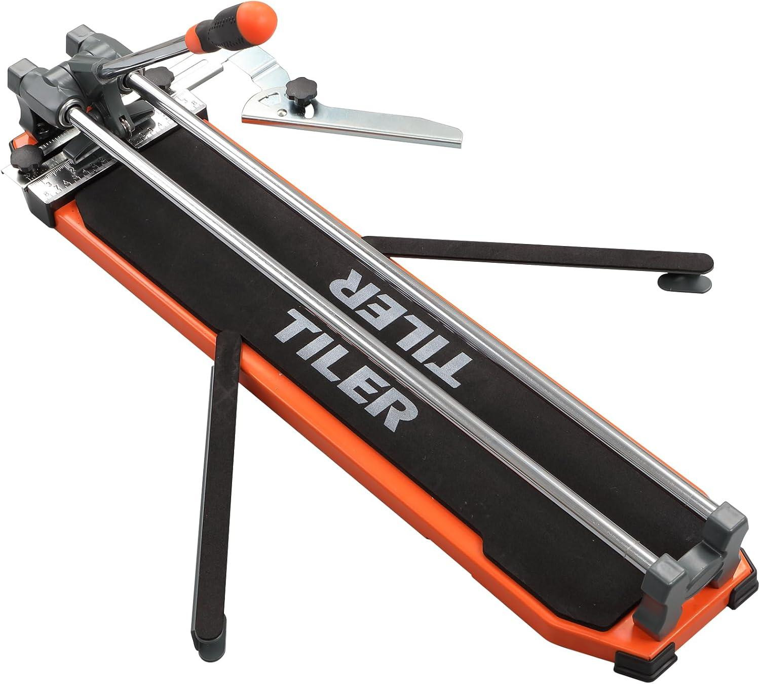 Selius Professionele Tegelsnijder 630 mm met Wolfraamcarbide Snijwiel en Antislip Steunen