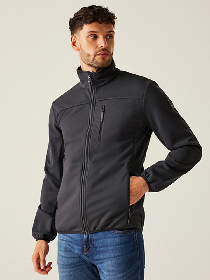 Regatta Softshelljacke "Romain" in Schwarz - 3XL