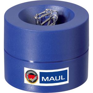 Maul Maul Büroklammerspender 3012337,  pro, magnetisch, mit 15 Klammern, blau