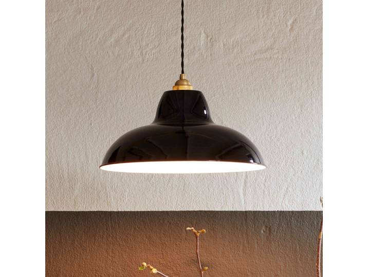 Suspension Original 1227 Brass Midi Wide noire, Anglepoise - Salon / séjour - Design - Métal - À ampoule unique