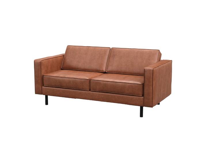 Sofa Leder DUKE 3-Sitzer braun