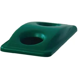 Rubbermaid Kunststoff-Deckel, Abfalleimer, Grün