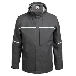 Hardshell Regenjacke "RESIST" - XXL - anthrazit