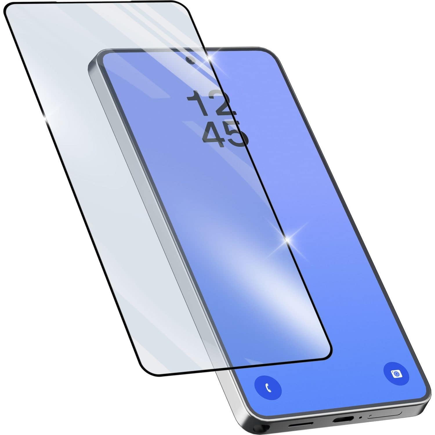 Cellular Line Klare Bildschirmschutzfolie gehärtetes Glas für Samsung Galaxy S26 Ultra Schlagfest, Kratzresistent, Schockresistent Impact Glass Capsule TEMPGCABGALS26UK