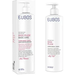EUBOS BASIS PFLEGE FLÜSSIG WASCH + DUSCH FRISCHEDUFT MIT DOSIERSPENDER 400 ml