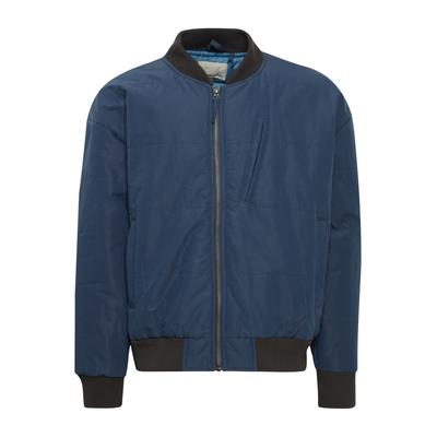 Bomberjacke BLEND "Bomberjacke BHOuterwear", Herren, Gr. S, blau (marineblaus), Obermaterial: 77% Baumwolle CO. 23% Polyester PES., Jacken Bomberjacke