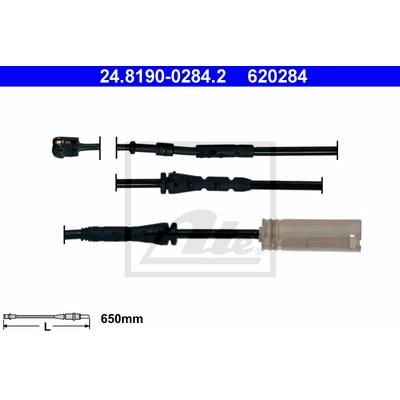 ATE Bremsensatz, Scheibenbremse Bremsen-Set VA + HA sizw2naa44 Vorderachse belüftet 330mm 24mm für BMW