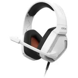 KROM Gaming-Headset »KOPA PRO« weiß