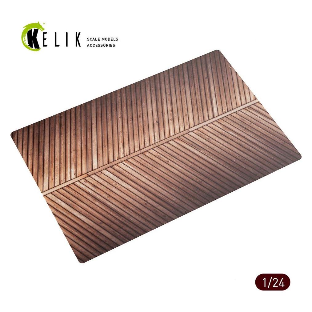 Kelik Wooden Bridge (Ostland Bridge 1943) - Base - Acrylic 3 mm (280 x 180 mm) (170 g) (KS24015)