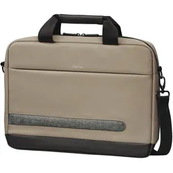 Hama Terra 13,3 Zoll Laptoptasche beige (13.30", Universal), Notebooktasche, Braun