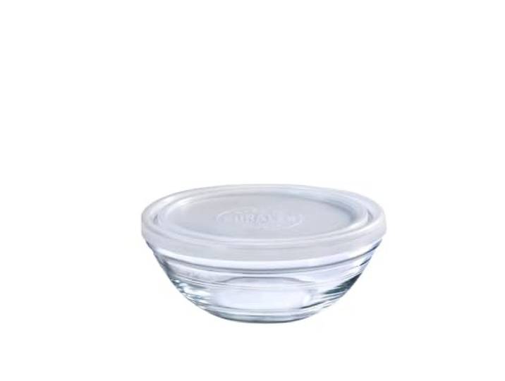BigBuy Home Freshbox transparante kom met deksel (14 cm)