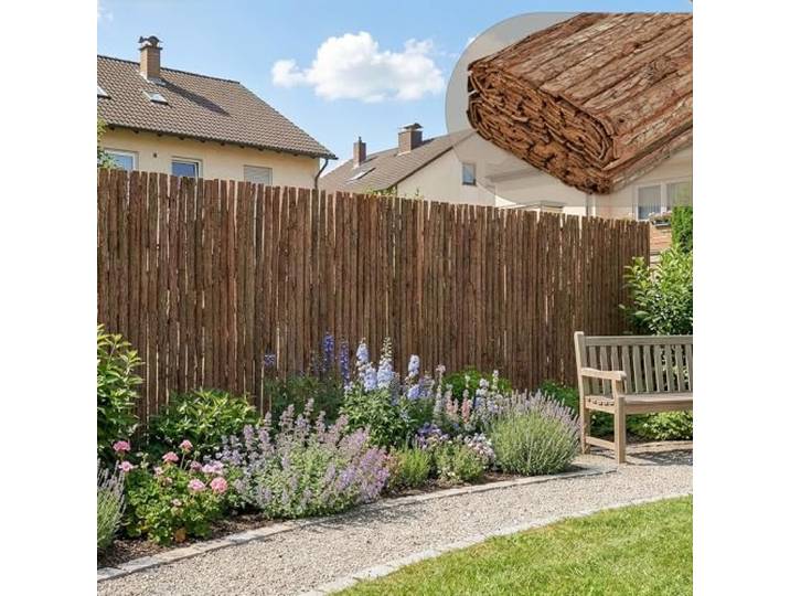 casa.pro Rindenmatte Zamora 160 x 300 cm Sichtschutzmatte Gartenzaun