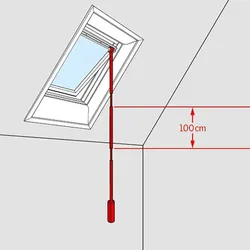 VELUX ZCT 100 Verlängerungsstange für Teleskop-Bedienungsstange ZCT 200