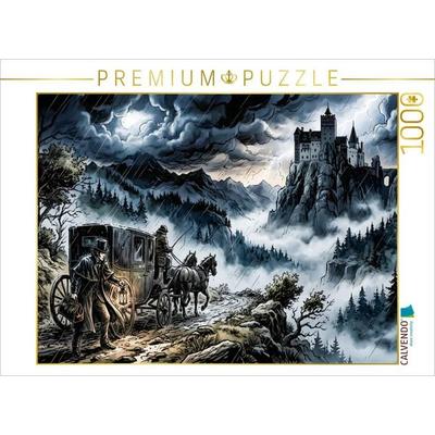 CALVENDO Puzzle Die Reise ins Reich Draculas | 1000 Teile Lege-Größe 64x48cm Foto-Puzzle für glückliche Stunden, von , Calvendo Puzzle