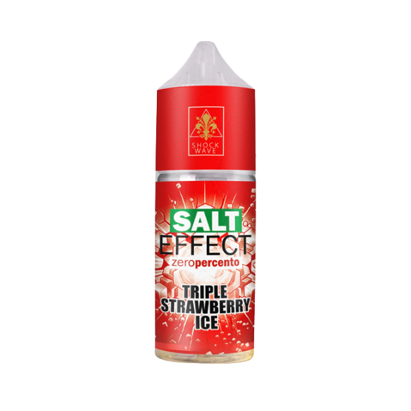 Shock Wave Triple Strawberry Ice Salt Effect Aroma Mini Shot 10ml Fragola Ghiaccio