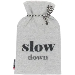 David Fussenegger Wärmflasche 'slow down' 2L 21 x 38 cm Filz - Grau