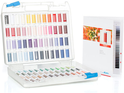 Mettler Fadenkoffer "Seralon", mit 96 Nähgarnen