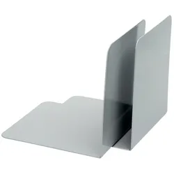 Alco Buchstütze Metall 125x140x140mm grau 2 Stück