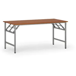 Klapptisch FAST READY, 160x80 cm, graues Gestell, Kirschbaum