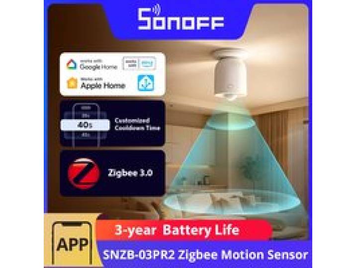 SONOFF SNZB-03PR2 SenseGuard Motion Gen2 Zigbee Bewegingssensor PIR Bewegingsdetectie Lichtsensor Werkt met Apple Home Via Matter