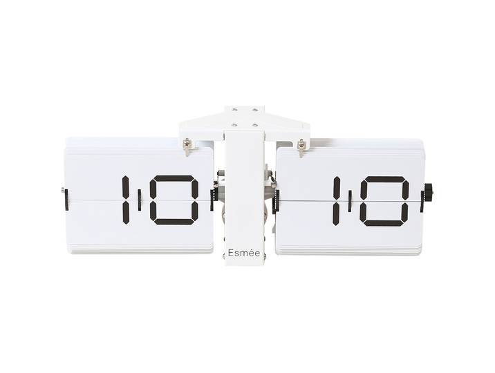 Esmée Uhr Office weiss Kunststoff/Metall B 36 cm - Uhr
