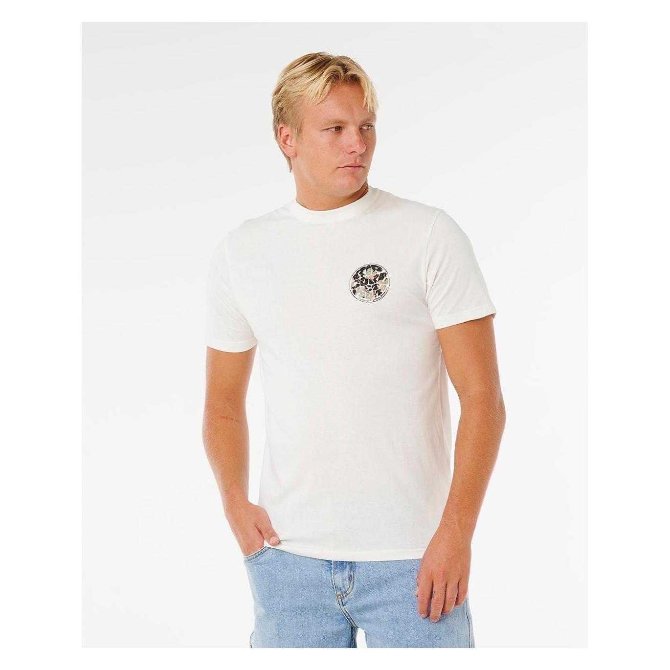Rip Curl Herren Wettie Passage Icon Tee Weiss (XXL) (71803549)