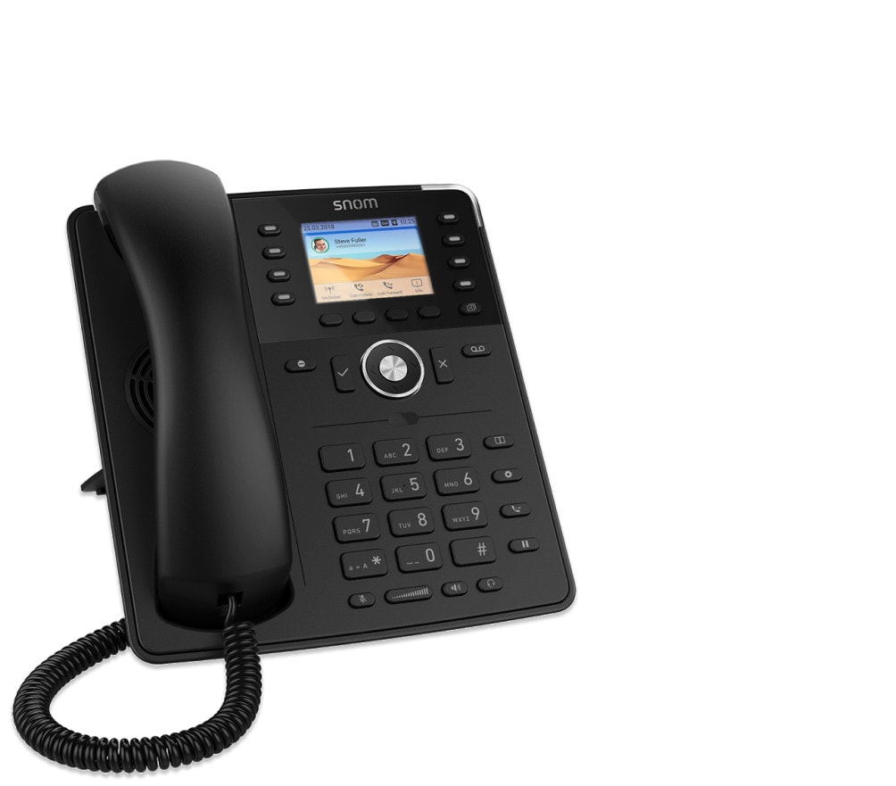Snom D735 VoIP Telefon schwarz