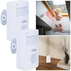 Casativo, Einbruchschutz + Alarmanlage, Durchgangsmelder, 2er-Set