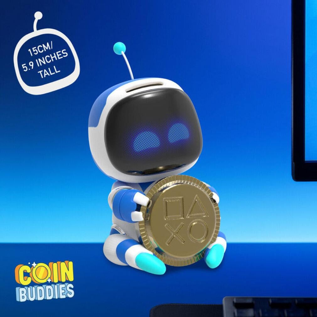 Paladone Astro Bot spaarvarken met geluid, 15 cm