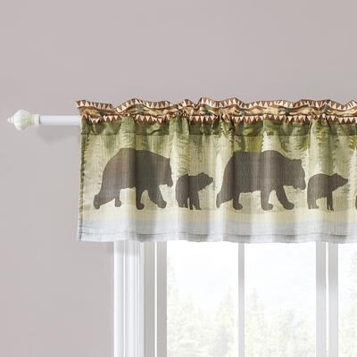 Greenland Home Fashions By the Lake Natural Window Valance, 84x16-inch - 84x16 inches - 84x16 inches