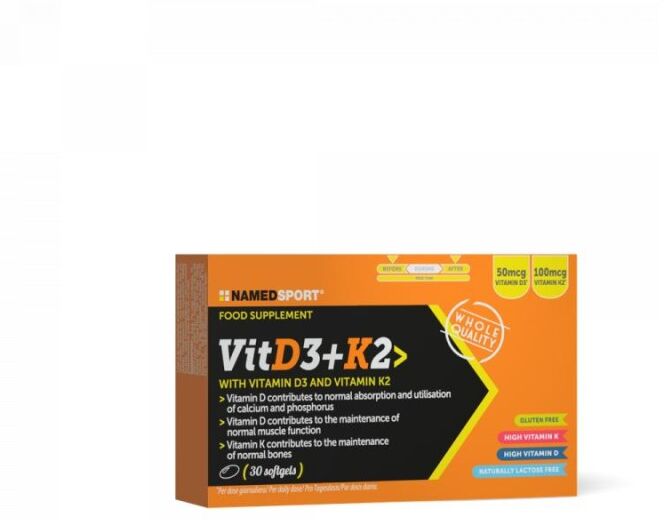 Named Sport Vitamin D3+K2 30 Tablets