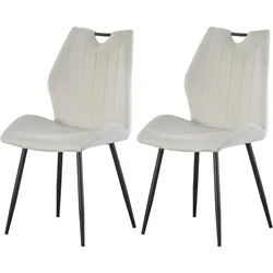 Stuhl-Set CHRISTIN 2 Stück Creme
