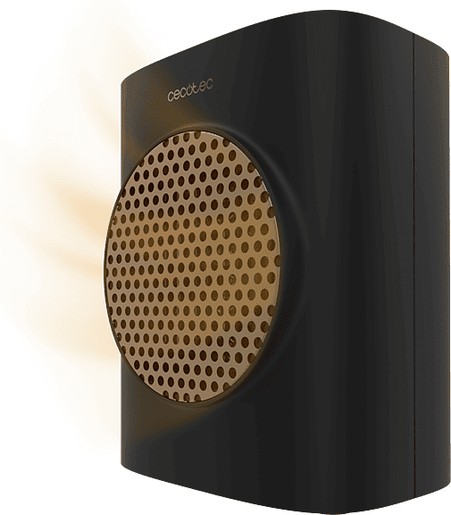 Calefactor cerámico - Cecotec ReadyWarm 1570 Max Ceramic Smart Black, 1500 W, Pantalla digital, 3 modos, Temporizador 9 h, Negro