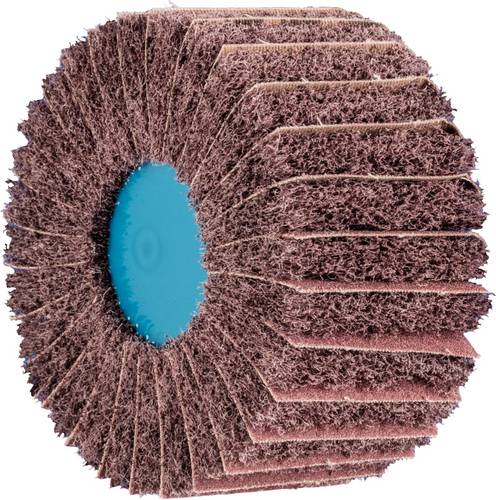 PFERD TOOLS 44642101 POLINOX Vlies-Schleifrad PNZ Ø 100 x 50mm Gewinde M14A 100 für Feinschliff & Finish 100mm 5St.