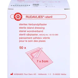 Rudavlies 7cmx5cm Pflaster Steril 50 ST