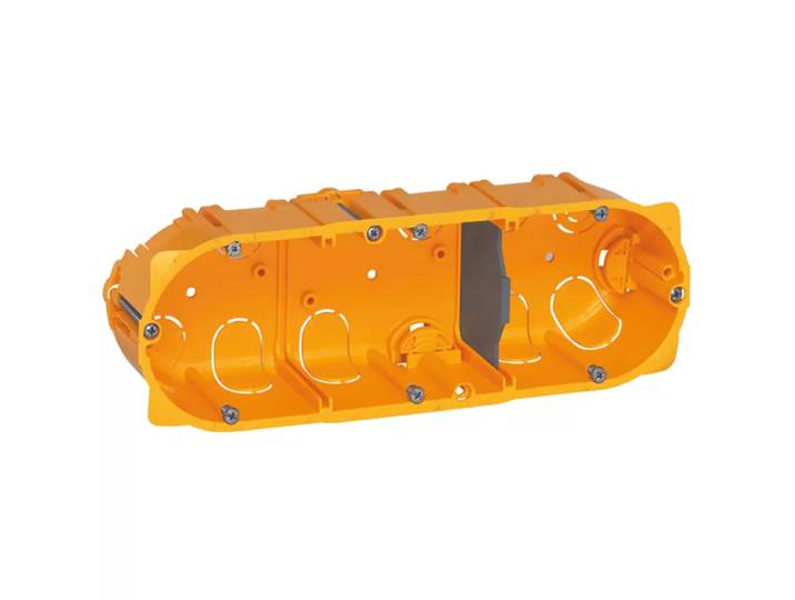 Boîte d'encastrement BATIBOX pour cloisons sèches 3 postes - LEGRAND - 080043