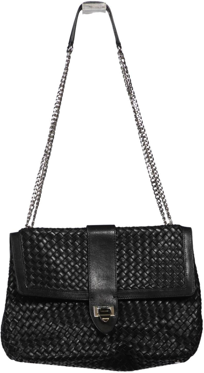 Decadent Copenhagen Damen Handtasche gross Leder, Schwarz, Leder / kein / Etikett - Second Hand