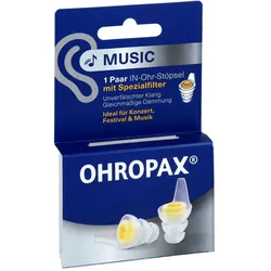 OHROPAX Music Filterstöpsel In-Ohr