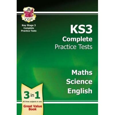 KS3 Complete Practice Tests - Maths, Science & English, Taschenbuch von Cgp Books, CGP Books, 978-1-84762-256-3