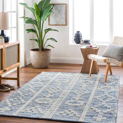 Livabliss Saredon Handmade Farmhouse Cotton & Wool Area Rug