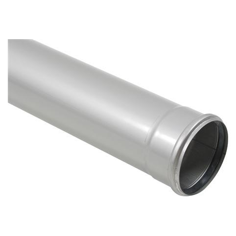Blücher afl.rør 1 mf.50X250mm - m.O-ring. RF AISI 304.Alm RF stål (811.025.050)