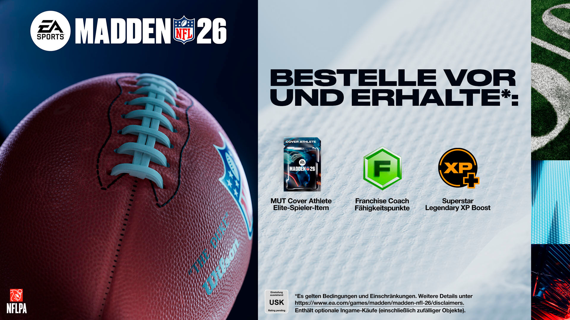 Electronic Arts Spielesoftware "Madden NFL 26", transparent (weiß, neutral), Nintendo Switch 2, Spielesoftware, Spielesoftware