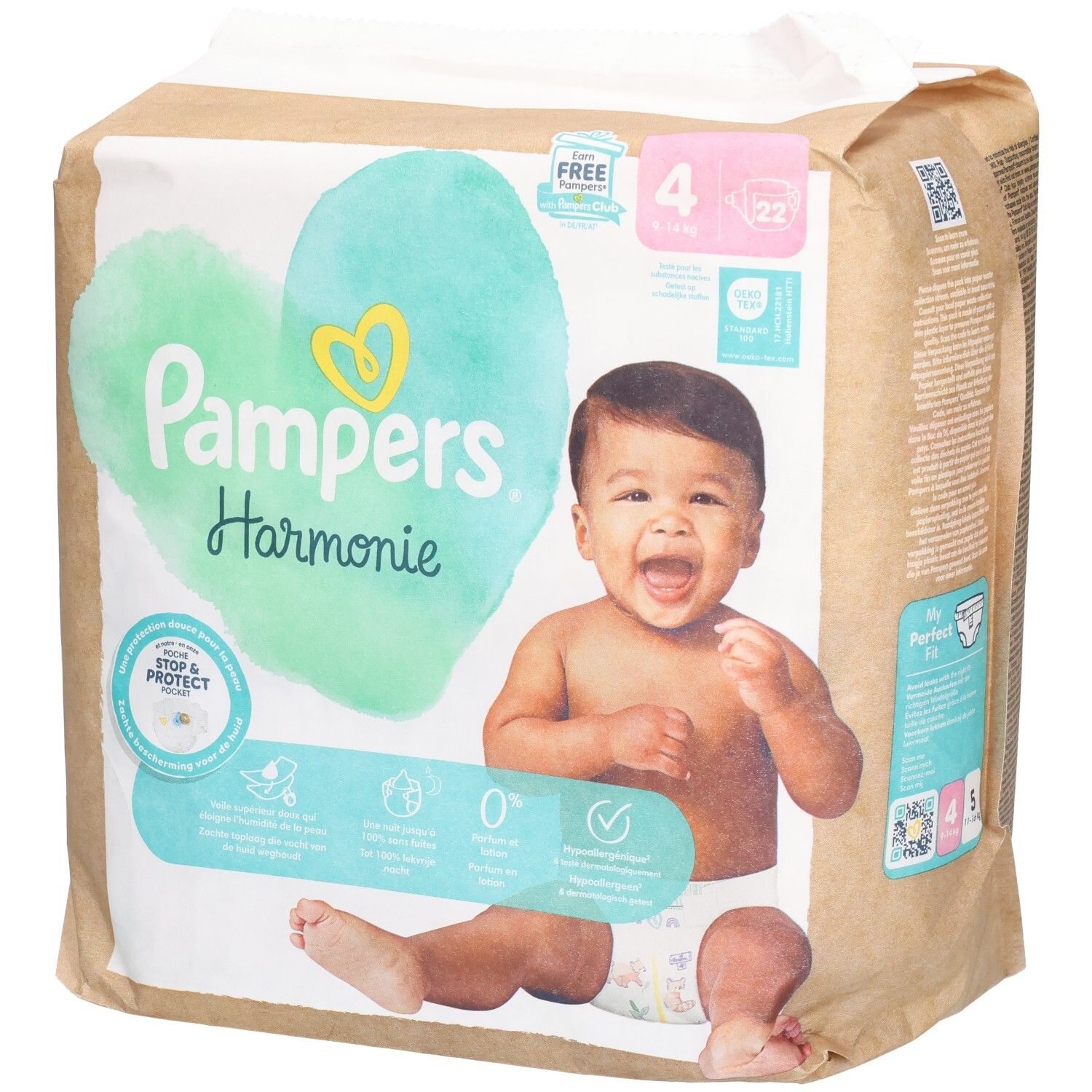 Pampers Harmonie Gr4 9-14kg Single Pack (n) 22 Stk St Windeln