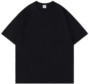 Uplifted Goods Combed Cotton T Shirt For Men And Women black xl