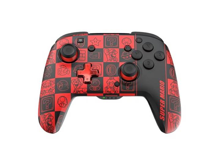 PDP Official Wireless Deluxe Controller Nintendo Switch GLOW - Super Icons