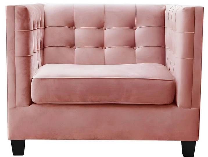 Xlmoebel Sessel Eleganter Chesterfield-Polsterstuhl mit bequemen Textilsitz (1x Sessel), Hergestellt in Europa