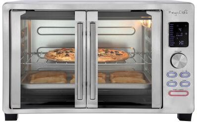 MegaChef French Door Counter Top Oven and Toaster 30L with Rotisserie Set