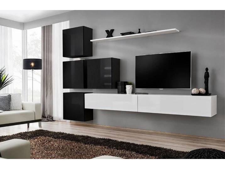 Xlmoebel Wohnwand Moderne Wandregale in Weiß für luxuriöse Einrichtung, Made in Europa