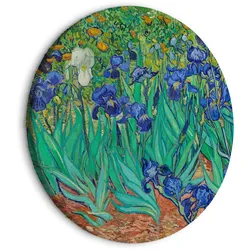 RUNDES BILD Blau 60/60 cm